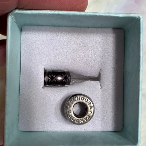 Pandora Purple mini murano glass bead set - Picture 2 of 5